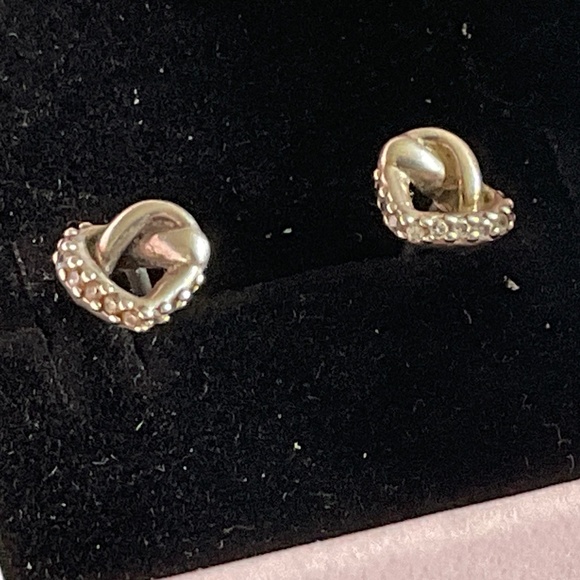 Pandora heart knotted earrings - Picture 1 of 5